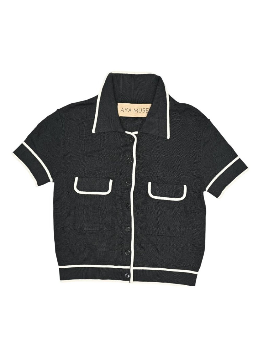 Aya Muse Wisteria Shirt in Black